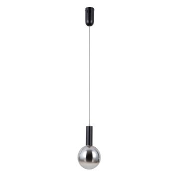 Italux Strela PND-34378-1S-BK Závesná lampa 1x5W/LED 3000K 459lm IP20