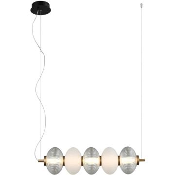 Italux Testa PND-84938-4-BK Závesná lampa 1x19W/LED 3000K 1200lm IP20
