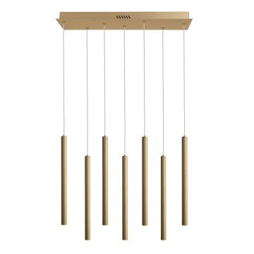 Italux Valdes PND-22302-7-GD Závesná lampa 7x35W/LED 3000K|4000K|6000K 1300lm IP20