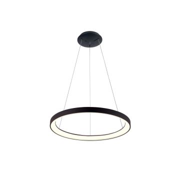Italux Vico PND-53675-048RPC-BK-3KS4K Závesná lampa 1x38W/LED 3000K|4000K 3200lm IP20