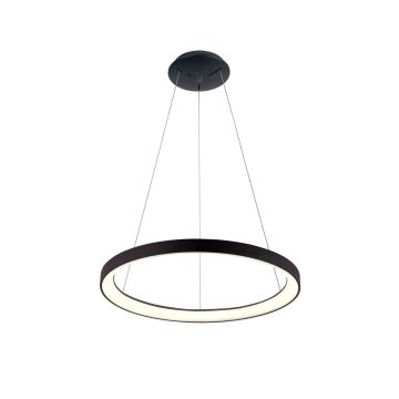 Italux Vico PND-53675-058RPC-BK-3KS4K-TRDIMM Závesná lampa 1x48W/LED 3000K|4000K 4000lm IP20