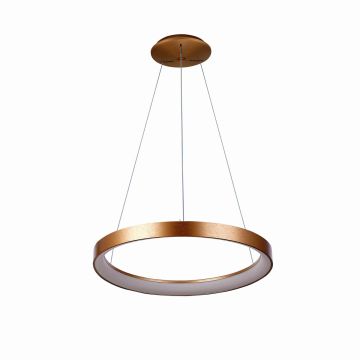 Italux Vico PND-53675-058RPC-GD-3KS4K-TRDIMM Závesná lampa 1x48W/LED 3000K|4000K 4000lm IP20