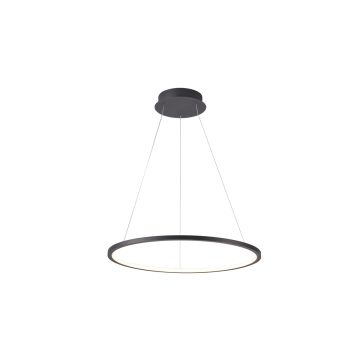 Italux Vinola PND-56135B-040RPC-BK-3KS4K Závesná lampa 1x24W/LED 3000K|4000K 1920lm IP20