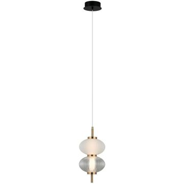 Italux Testa PND-84938-2-BK Závesná lampa 1x8W/LED 3000K 500lm IP20