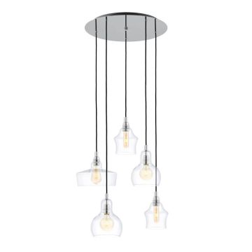 Kaspa LONGIS 5 10526509 Závesná lampa 5x25W/E27 IP20