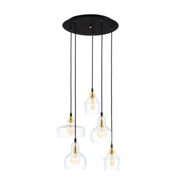 Kaspa LONGIS 5 10878505 Závesná lampa 5x25W/E27 IP20