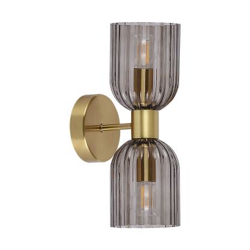 Light Prestige Piega LP-939/2W smoked Stena svietidlo 2x10W/E14 IP20