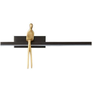 Step Into Design AMICI ST-B3578 black Stena svietidlo 1x5W/LED 3000K 400lm IP20
