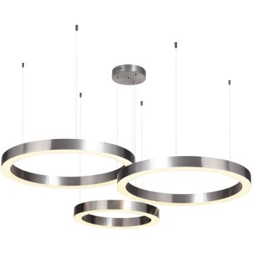 Step Into Design CIRCLE 3in1 ST-8848-40+60+60 nickel Závesná lampa 3x85W/LED 3000K 8075lm IP20