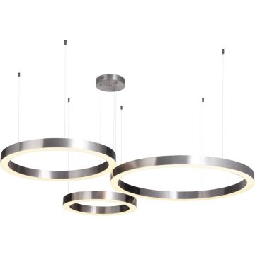 Step Into Design CIRCLE 3in1 ST-8848-40+60+80 nickel Závesná lampa 3x93W/LED 3000K 8835lm IP20