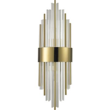 Step Into Design DRACO ST-88003W-M gold Stena svietidlo 2x20W/E14 IP20
