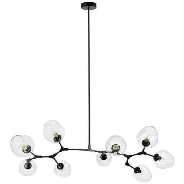 Step Into Design MODERN ORCHID ST-1232-9 TRANSPARENT Stropná lampa 9x60W/E27