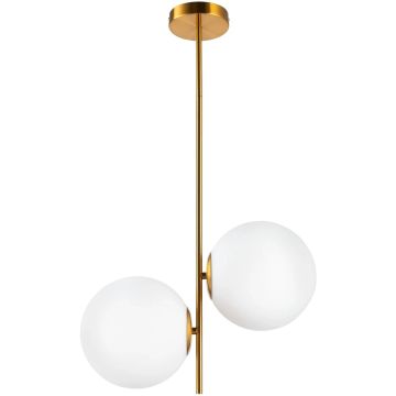 Step Into Design VENUS ST-5025-2 BRASS Stropná lampa 2x60W/E27 IP20