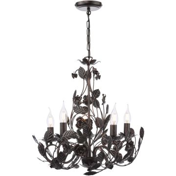 Dar Lighting Priscilla PRI0554 Závesná lampa 5x40w/e14