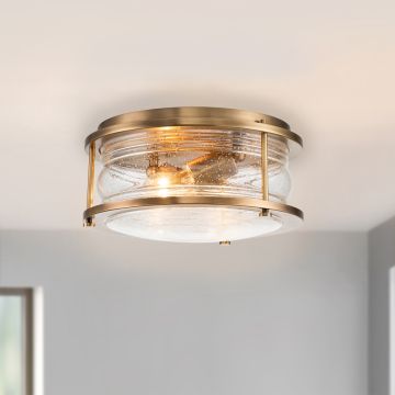 Quintiesse ASHLAND BAY QN-ASHLANDBAY-F-NBR-BATH Stropné svietidlo 2x60W/E27 IP44