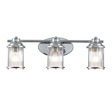 Quintiesse ASHLAND BAY QN-ASHLANDBAY3-PC-BATH Stena svietidlo 3x60W/E27 IP44
