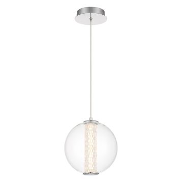 Quintiesse Atomo QN-ATOMO-1P-PC Závesná lampa 1x9W/LED 3000K 756lm IP20