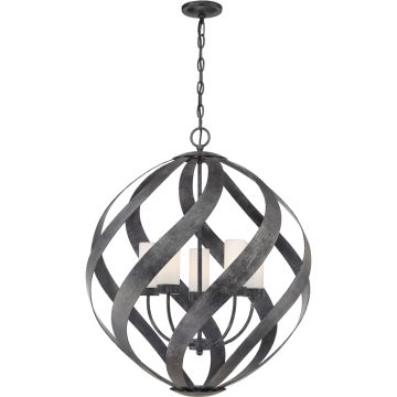 Quintiesse BLACKSMITH QN-BLACKSMITH-5P-OBK Závesná lampa 5x40W/E14 IP44