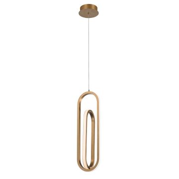 Quintiesse Demark QN-DEMARK-1P-BG Závesná lampa 1x28W/LED 3000K 1000lm IP20