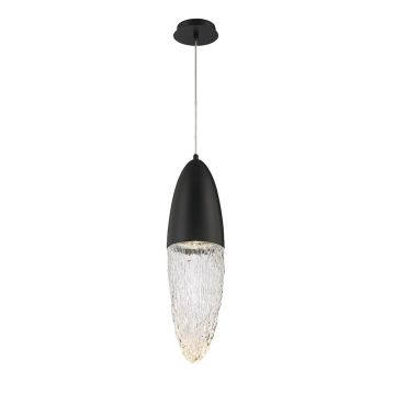 Quintiesse Ecrou QN-ECROU-1P-BK Závesná lampa 1x10W/GU10 3000K 560lm IP20