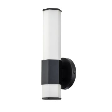Quintiesse FACET QN-FACET-LED1-BK-BATH Stena svietidlo 1x12W/LED 3000k 1080LM IP44