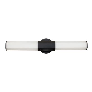 Quintiesse FACET QN-FACET-LED2-BK-BATH Stena svietidlo 2x12W/LED 3000k 2160LM IP44