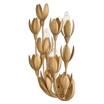 Quintiesse Flora QN-FLORA-3W-GD Stena svietidlo 3x40W/E14 IP20