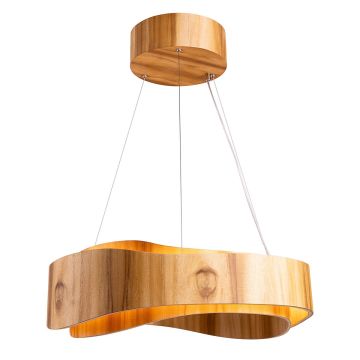 Quintiesse Horizon QN-HORIZON-RING-LED-60-TEAK Závesná lampa 1x43W/LED 3000K 1545lm IP20