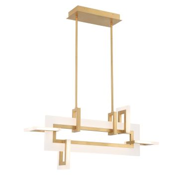 Quintiesse Inizio QN-INIZIO-LP-S-BG Stropná lampa 1x46W/LED 3000K 2086lm IP20
