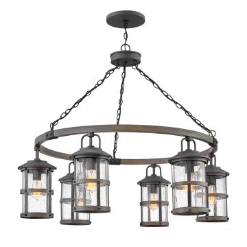 Quintiesse LAKEHOUSE QN-LAKEHOUSE6-P-DZ Závesná lampa 6x60W/E27 IP44