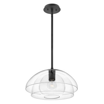 Quintiesse LOTUS QN-LOTUS-P-BLK Závesná lampa 1x60W/E27