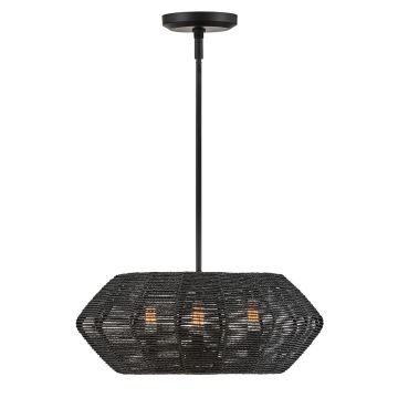 Quintiesse Luca QN-LUCA-P-S-BK-BK Závesná lampa 3x40W/E14 IP20