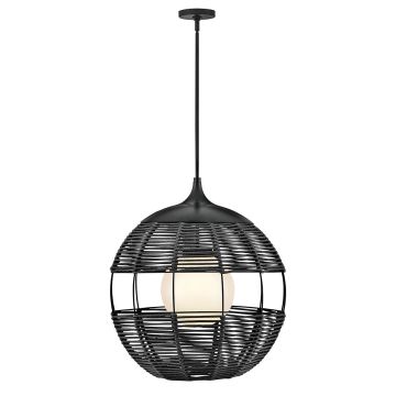Quintiesse Maddox QN-MADDOX-P-M-BK-BK Závesná lampa 1x60W/E27 IP44