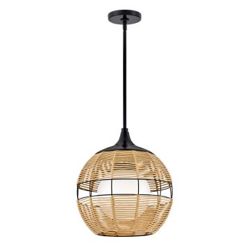 Quintiesse Maddox QN-MADDOX-P-S-BK-CAM Závesná lampa 1x60W/E27 IP44
