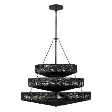 Quintiesse Ophelia QN-OPHELIA-13P-BK-BK Žiarovka 13x40W/E14 IP20