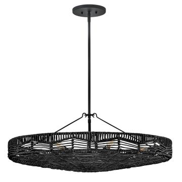 Quintiesse Ophelia QN-OPHELIA-6P-BK-BK Závesná lampa 6x40W/E14 IP20