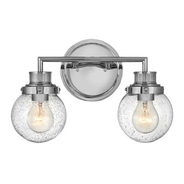 Quintiesse POPPY QN-POPPY2-PC-BATH Stena svietidlo 2x60W/E27 IP44