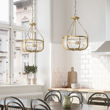 Quintiesse ROUX QN-ROUX3-NBR Závesná lampa 3x60W/E27