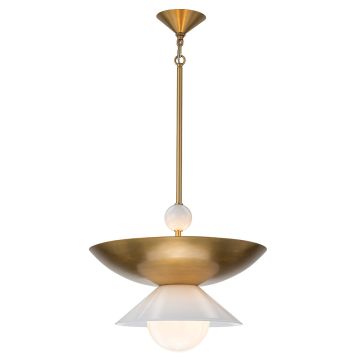 Quintiesse Saucer QN-SAUCER-4P-L-AB-OPAL Závesná lampa 3x40W/E14 IP20