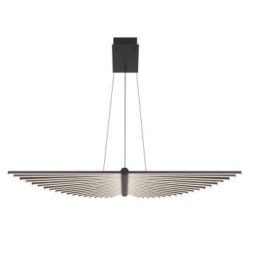 Quintiesse Seraph QN-SERAPH-LP-L-BLK Závesná lampa 1x57W/LED 3000K 1192lm IP20