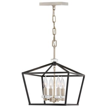 Quintiesse STINSON QN-STINSON-4P-M-BK Závesná lampa 4x60W/E14