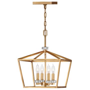 Quintiesse STINSON QN-STINSON-4P-M-DBR Závesná lampa 4x60W/E14