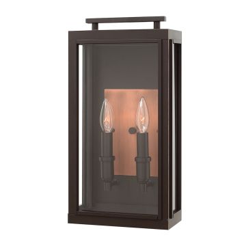 Quintiesse SUTCLIFFE QN-SUTCLIFFE-M-OZ Stena svietidlo 2x60W/E14 IP44