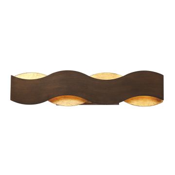 Quintiesse Vaughan QN-VAUGHAN-1W-BRZ-GD Stena svietidlo 1x35W/LED 3000K 1100lm IP20