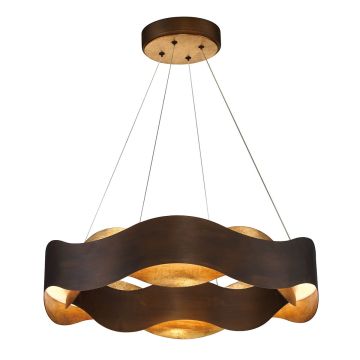 Quintiesse Vaughan QN-VAUGHAN-P-M-BRZ-GD Závesná lampa 1x80W/LED 3000K 1302M IP20