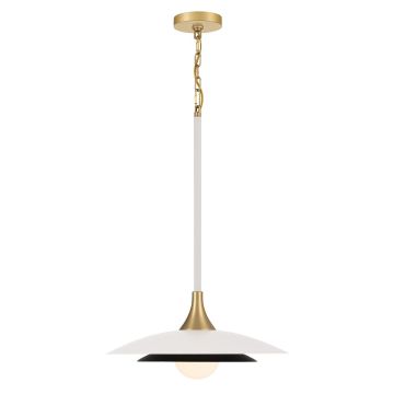 Quintiesse Welsh QN-WELSH-P-WHT Závesná lampa 1x15W/LED 3000K 750lm IP20