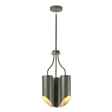 Elstead Lighting QUINTO GREY QUINTO3-GPN Žiarovka 3x60W/E27