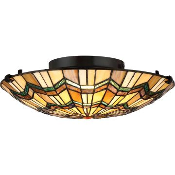 Quoizel ALCOTT QZ-ALCOTT-F Stropné svietidlo 2x60W/E27