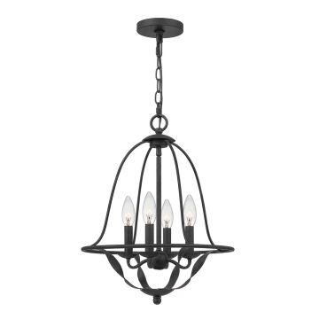 Quoizel Bradbury QZ-BRADBURY-4P-GK Závesná lampa 4x40W/E14