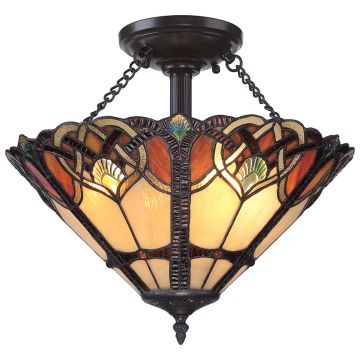 Quoizel CAMBRIDGE QZ-CAMBRIDGE-SF Stropná lampa 2x60W/E27